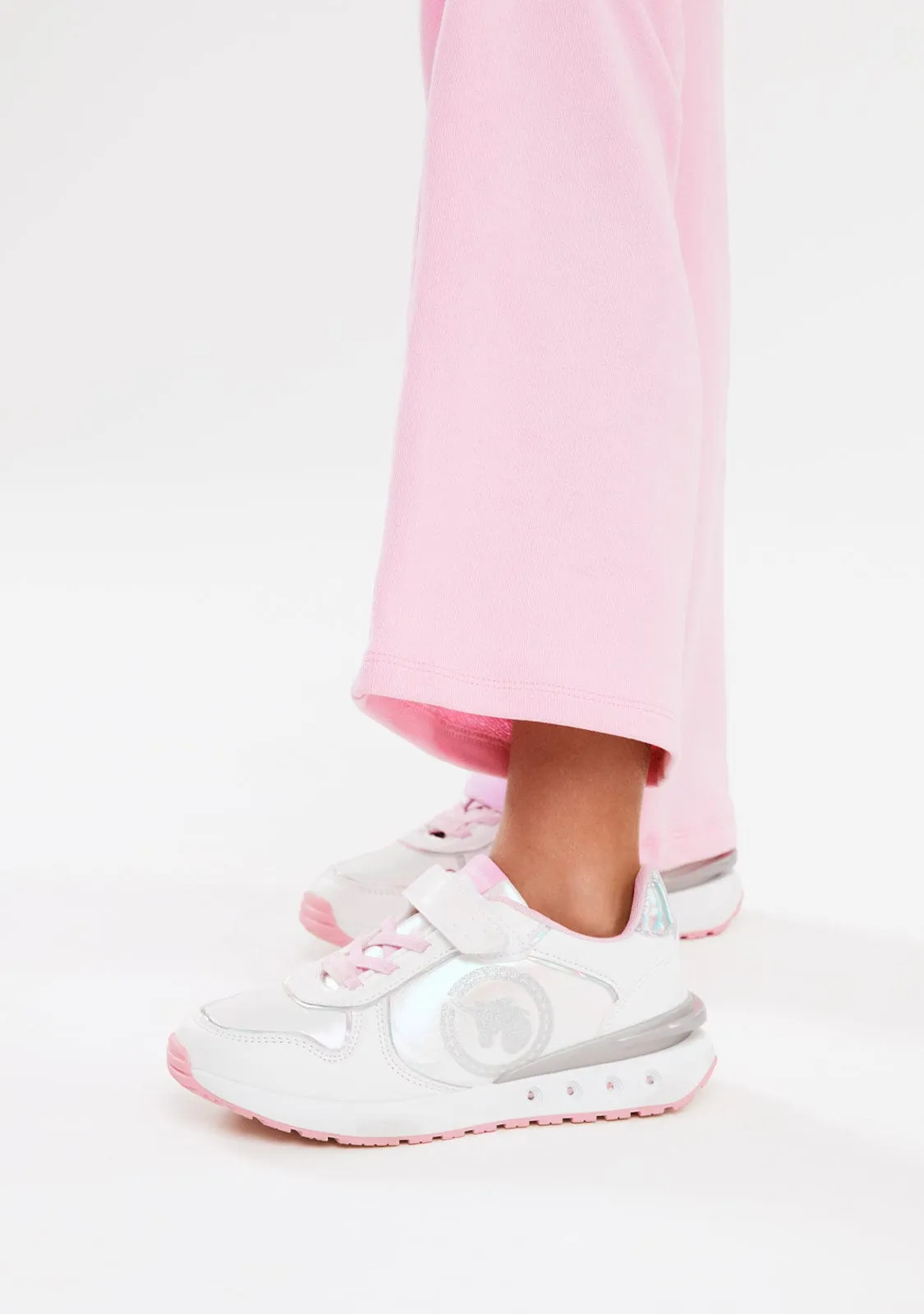 White Unicorn Sneakers with Lights