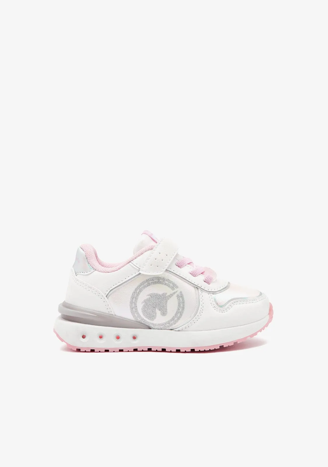 White Unicorn Sneakers with Lights